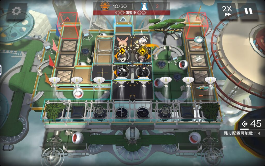 UR-1、最初のステージだけあって星３四人の編成でも勝てる