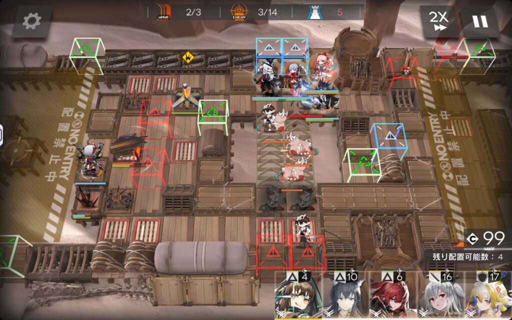 TN-3 WAVE2、晶瓏獣を受けるウルピアヌスと、撃破しにかかる祥子